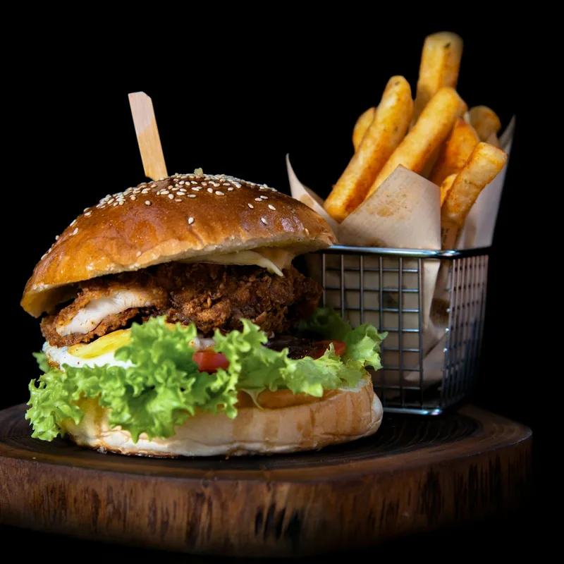 Hamburguesa de pollo